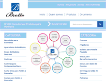 Tablet Screenshot of hotelariabrotto.com.br